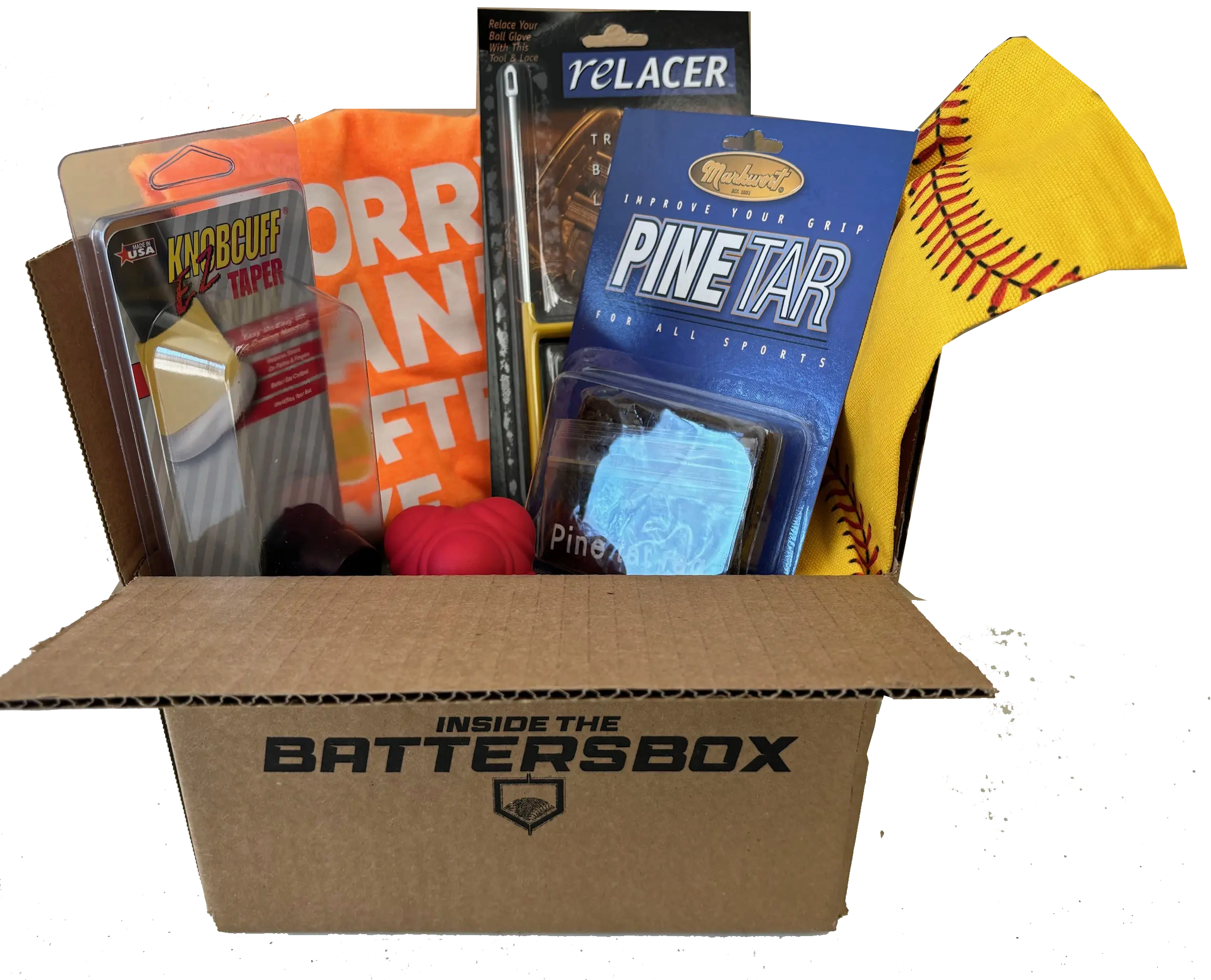 Inside the Batter's Box Monthly Softball Subscription Box Inside The Batters Box