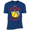 Afraid Softball Girls' Cotton T-Shirt - Inside The Batters Box
