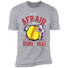 Afraid Softball Girls' Cotton T-Shirt - Inside The Batters Box
