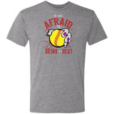 Be Not Afraid Softball Triblend T-Shirt - Inside The Batters Box
