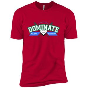 Dominate Boys' Cotton T-Shirt - Inside The Batters Box