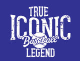 Iconic Baseball Legend T-Shirt - Inside The Batters Box