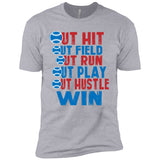 Out Hit Boys' Cotton T-Shirt - Inside The Batters Box