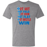 Out Hit Triblend T-Shirt - Inside The Batters Box