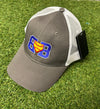 Softball Batter's Box Mesh Back Hat - Grey - Inside The Batters Box