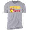 Softball Bestie Girls Cotton T-Shirt - Inside The Batters Box