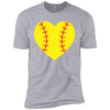 Softball Heart Girls’ Cotton T-Shirt - Inside The Batters Box