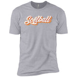 Softball Script Girls Cotton T-Shirt - Inside The Batters Box