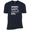 Softball Sorry Can't Girls Cotton T-Shirt - Inside The Batters Box