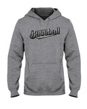 Vintage Baseball Hooded Sweatshirt - Inside The Batters Box