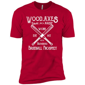 Wood Axes Boys' Cotton T-Shirt - Inside The Batters Box